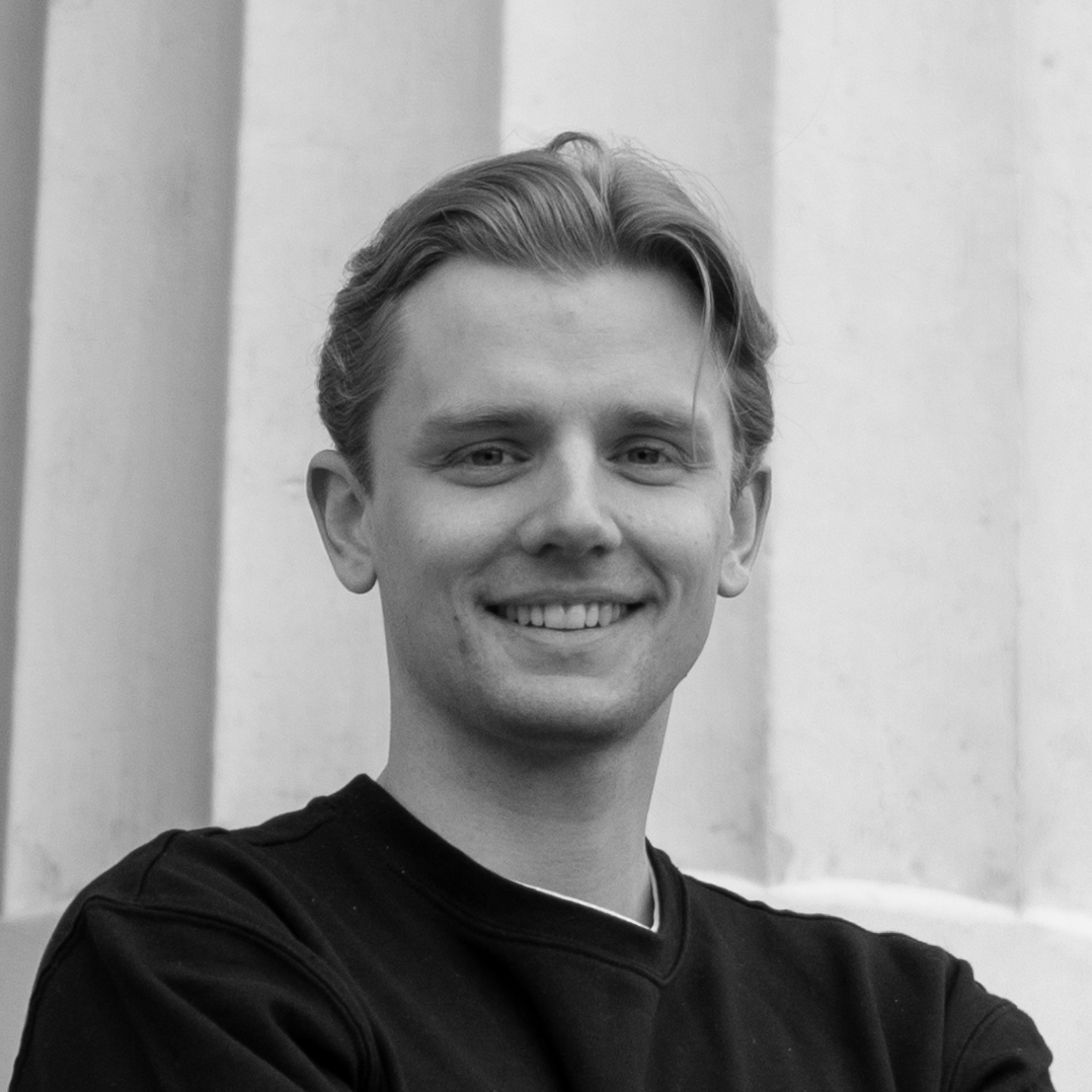 Porträtt av Christian Axenborg, Vice ordförande för STS-sektionen Uppsala